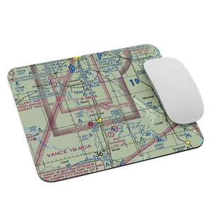1904 Private Runway Airport (4OK0) VFR Sectional Mouse Pad