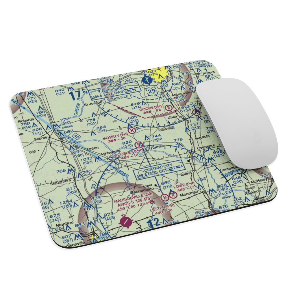 A & L Airport (96KY) VFR Sectional Mouse Pad 