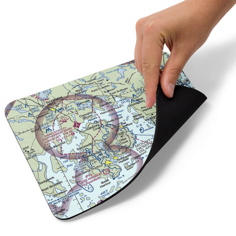 Acadian Seaplane Base (ME07) VFR Sectional Mouse Pad 