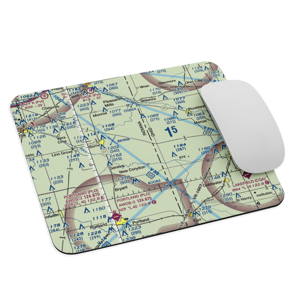 Adams Airport (1II2) VFR Sectional Mouse Pad 