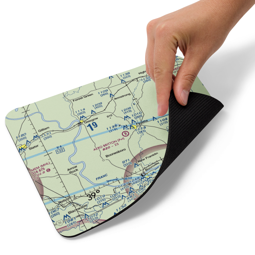 Aero Britton Airport (MU77) VFR Sectional Mouse Pad 