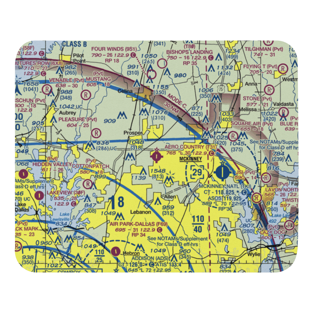 Aero Country Airport (T31) VFR Sectional Mouse Pad 