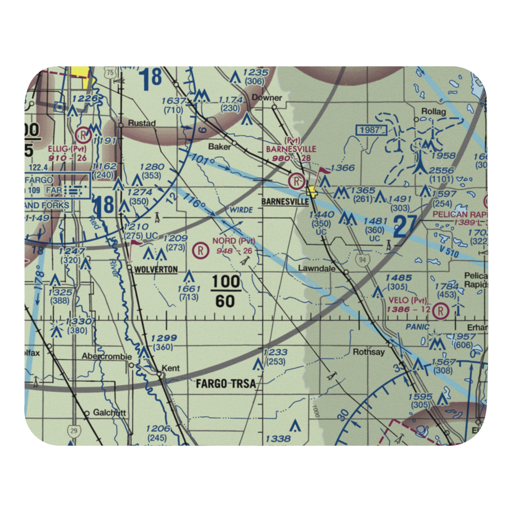 Ag Spray Inc Airport (94MN) VFR Sectional Mouse Pad 