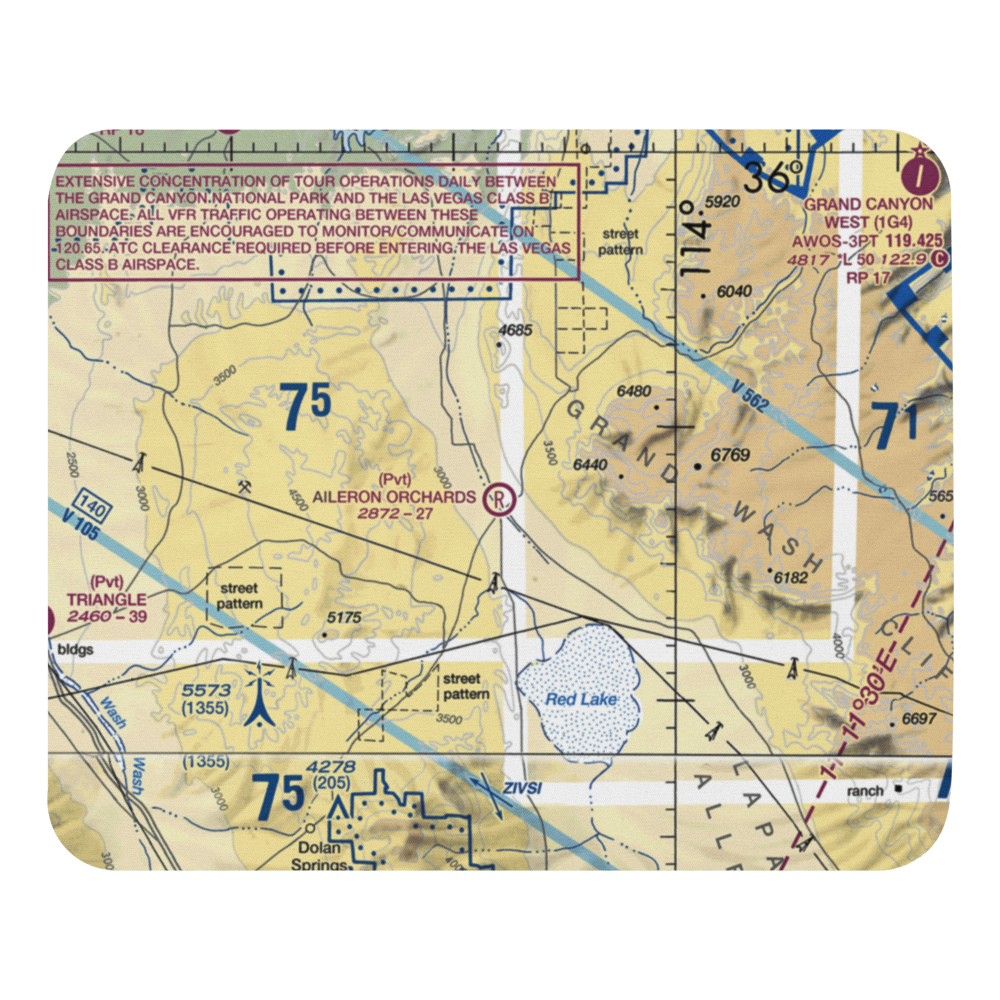 Aileron Orchards Airport (AZ49) VFR Sectional Mouse Pad 