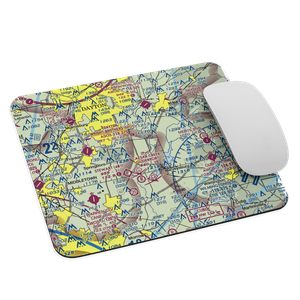 Air Jordan Airport (2OI2) VFR Sectional Mouse Pad