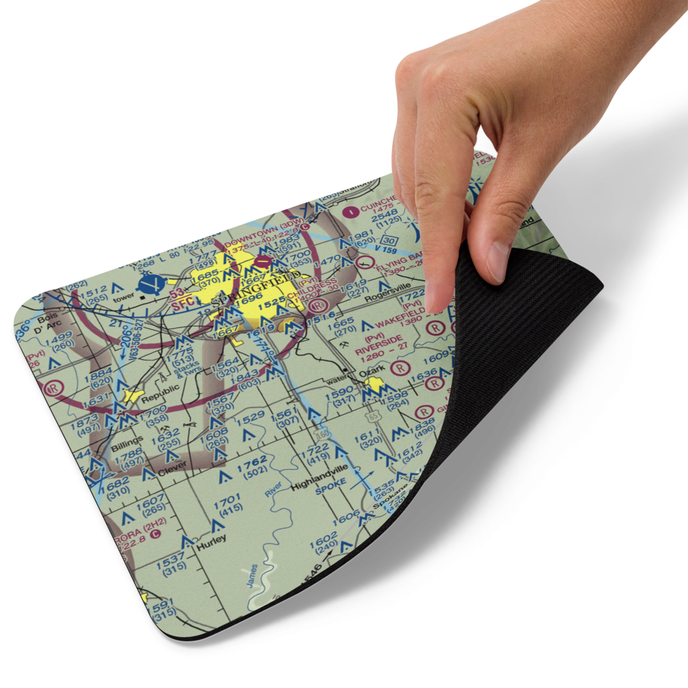 Air Park South Airport (2K2) VFR Sectional Mouse Pad 