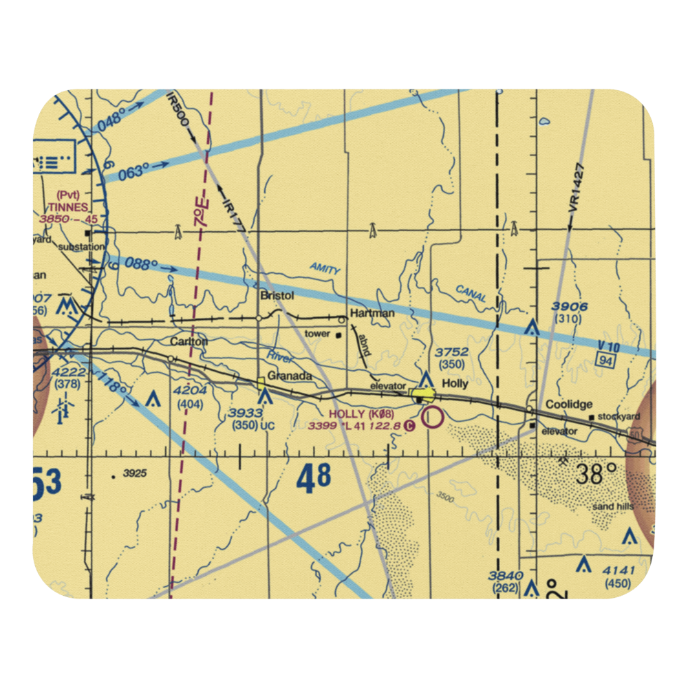 Air-Sprayers Nr 2 Airport (CO73) VFR Sectional Mouse Pad 