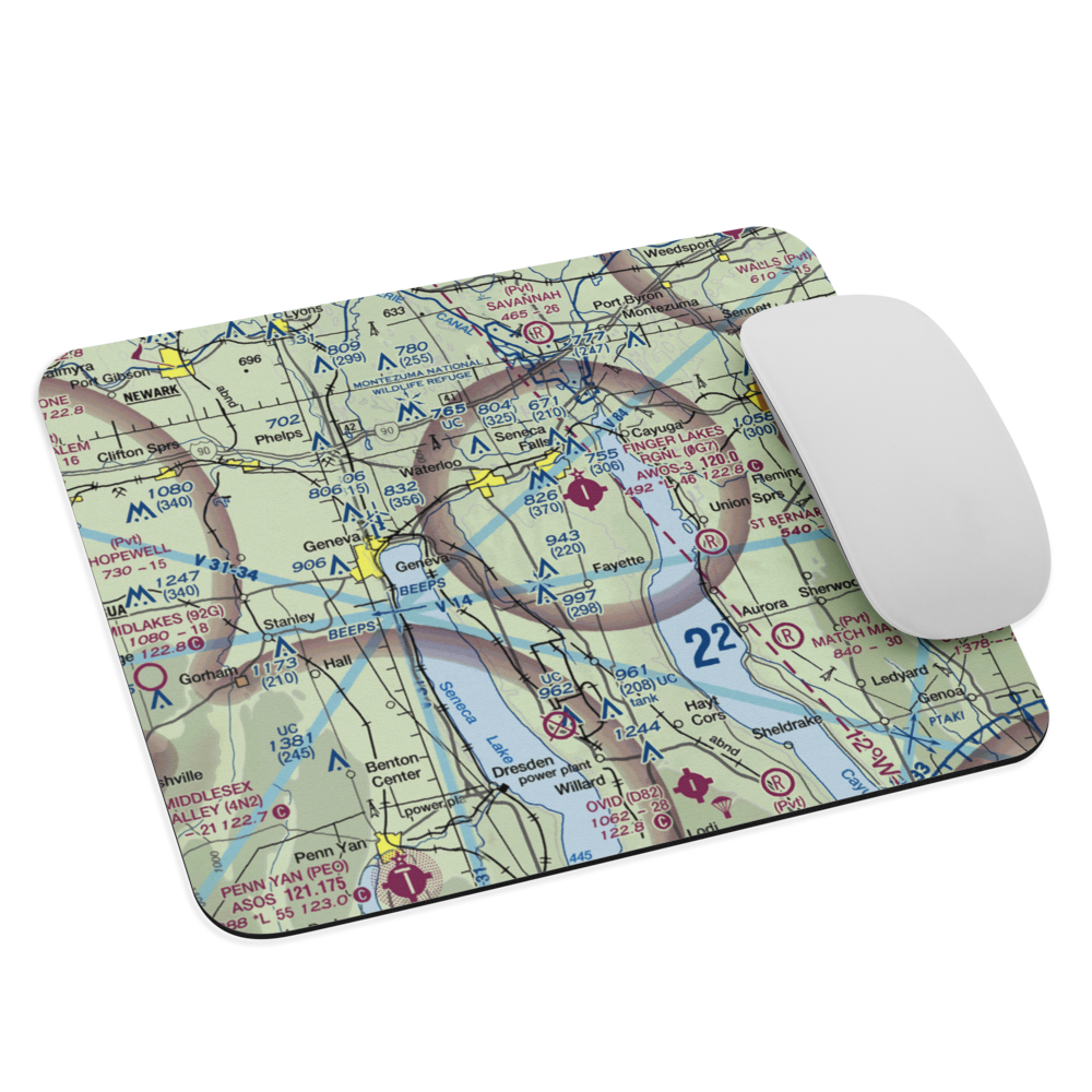 Airtrek Airport (D93) VFR Sectional Mouse Pad 