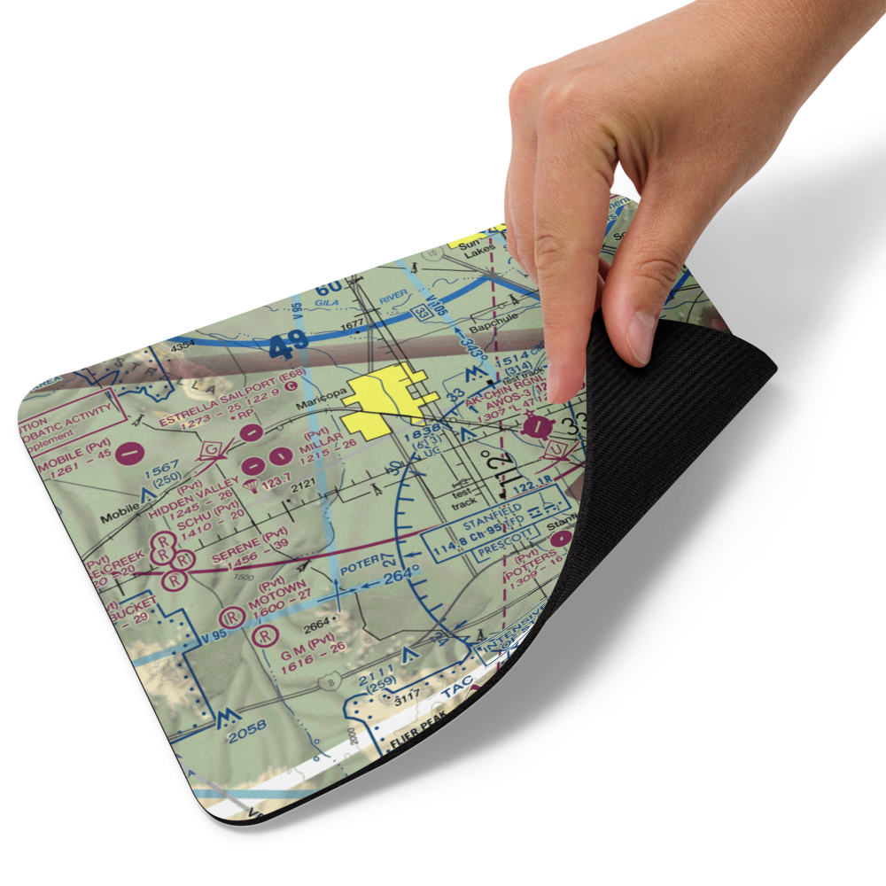 Ak Chin Community Airfield (41AZ) VFR Sectional Mouse Pad 