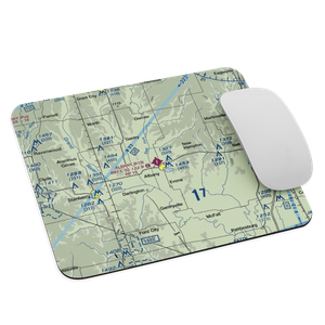 Albany Municipal Airport (K19) VFR Sectional Mouse Pad
