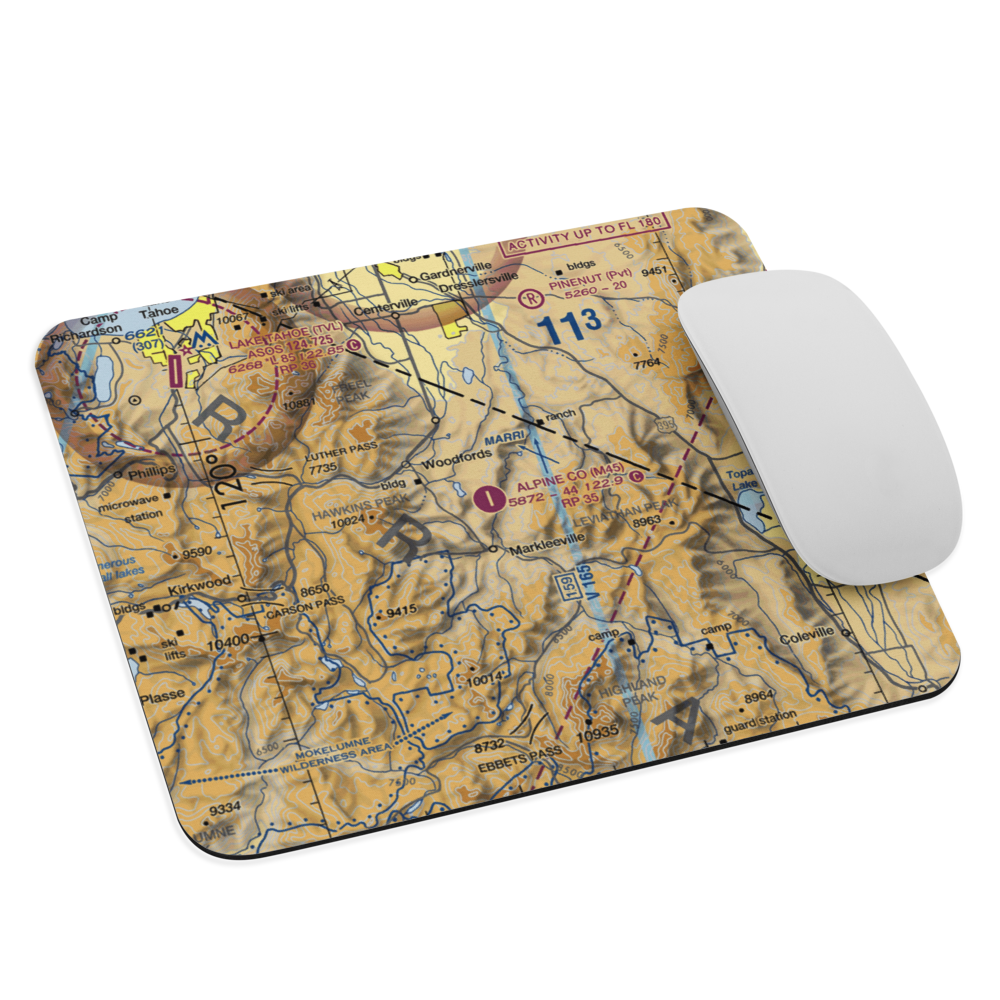 Alpine County Airport (M45) VFR Sectional Mouse Pad 