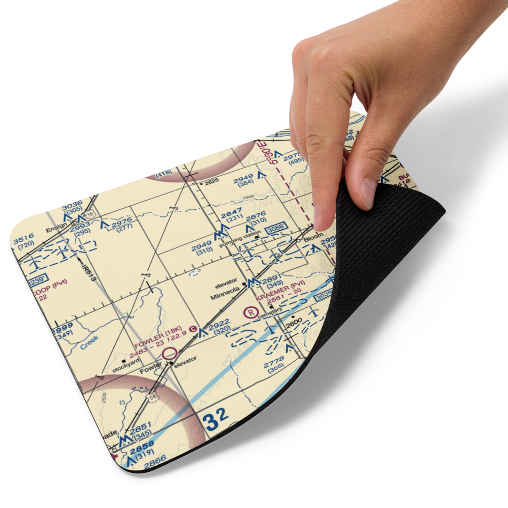 Amy Airport (SN94) VFR Sectional Mouse Pad 