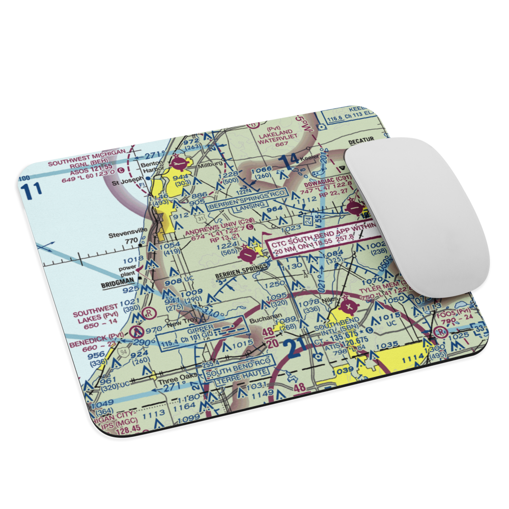 Andrews University Airpark (C20) VFR Sectional Mouse Pad 
