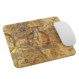 Angel Fire Airport (AXX) VFR Sectional Mouse Pad