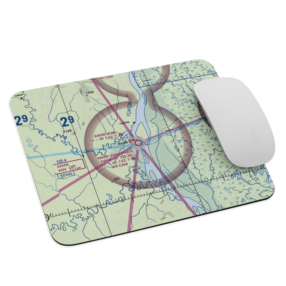 Anvik Airport (ANV) VFR Sectional Mouse Pad 