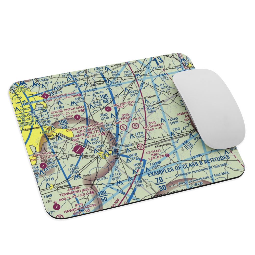 Arant Airport (1NC6) VFR Sectional Mouse Pad 