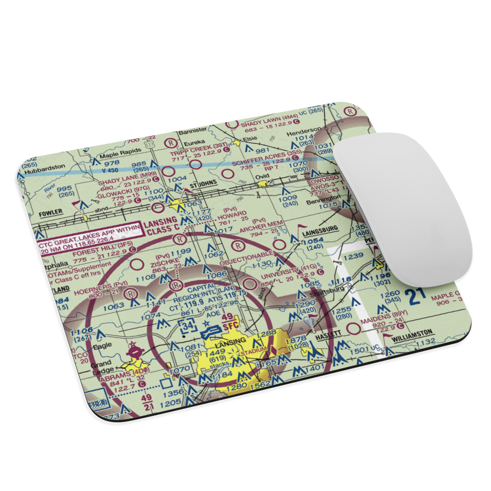 Archer Memorial Field (2S3) VFR Sectional Mouse Pad 