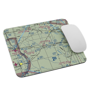 Argonia Municipal Airport (2K8) VFR Sectional Mouse Pad