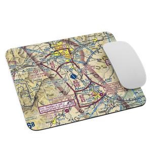Asheville Regional Airport (AVL) VFR Sectional Mouse Pad