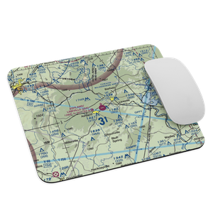Ashland/Lineville Airport (26A) VFR Sectional Mouse Pad