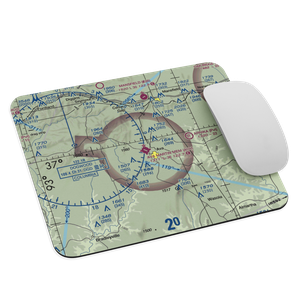 Ava Bill Martin Memorial Airport (AOV) VFR Sectional Mouse Pad