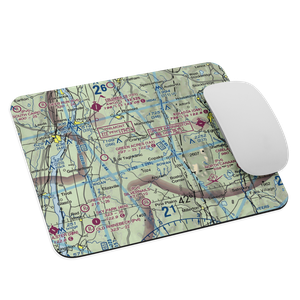 B Flat Farm Airport (3NK8) VFR Sectional Mouse Pad