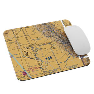 Baca Grande Airfield (BCJ) VFR Sectional Mouse Pad