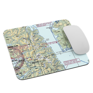 Baranof Warm Springs Float and Seaplane Base (BNF) VFR Sectional Mouse Pad