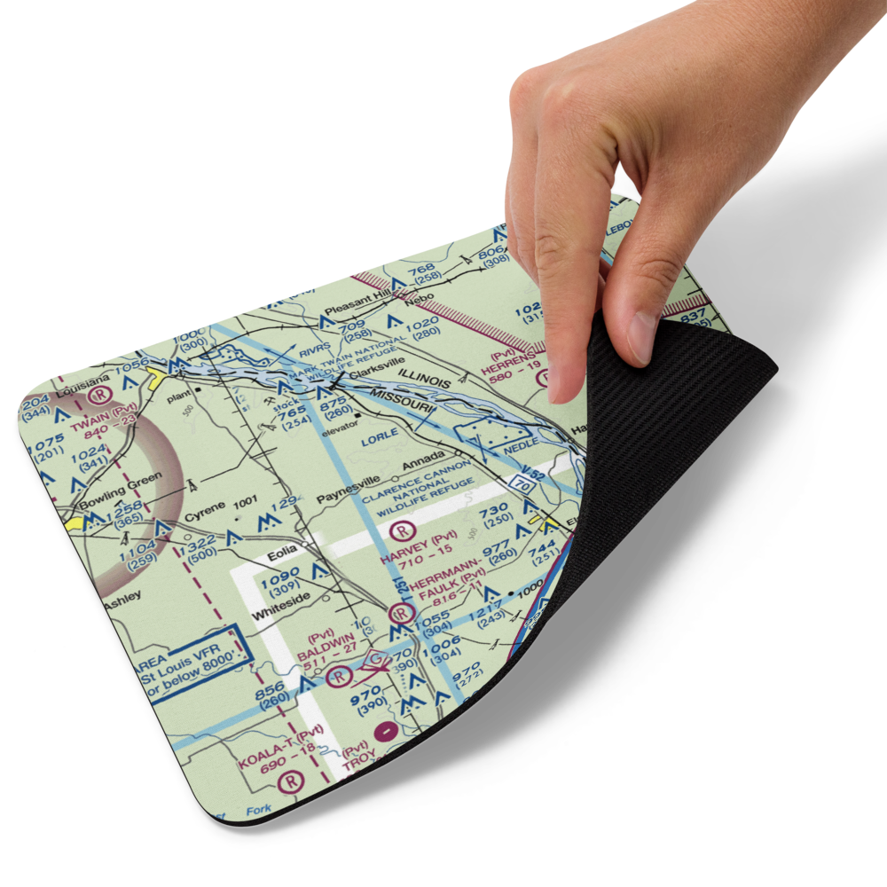 Barber Airport (38MO) VFR Sectional Mouse Pad 