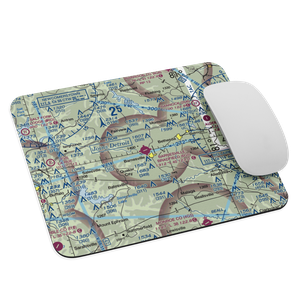 Barnesville Bradfield Airport (6G5) VFR Sectional Mouse Pad