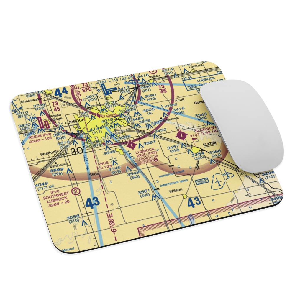 Bartos Farm Airport (47XS) VFR Sectional Mouse Pad 