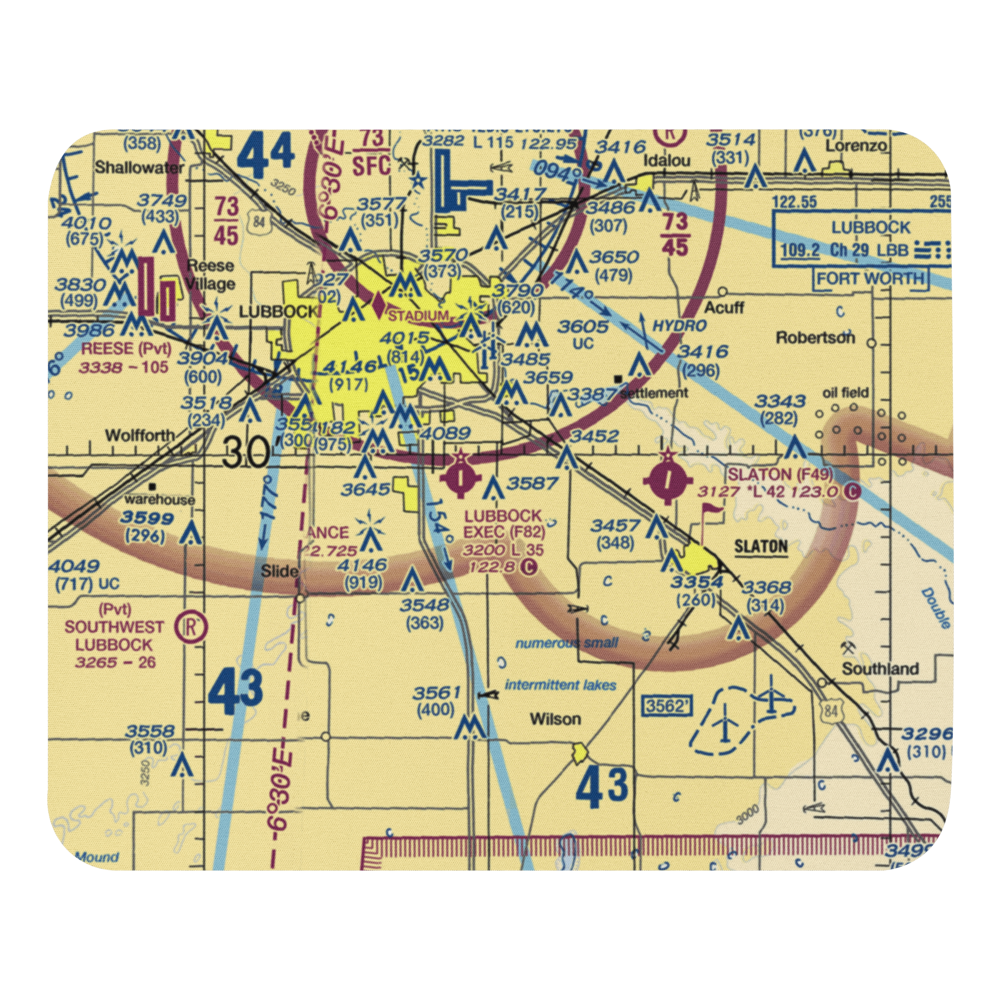 Bartos Farm Airport (47XS) VFR Sectional Mouse Pad 