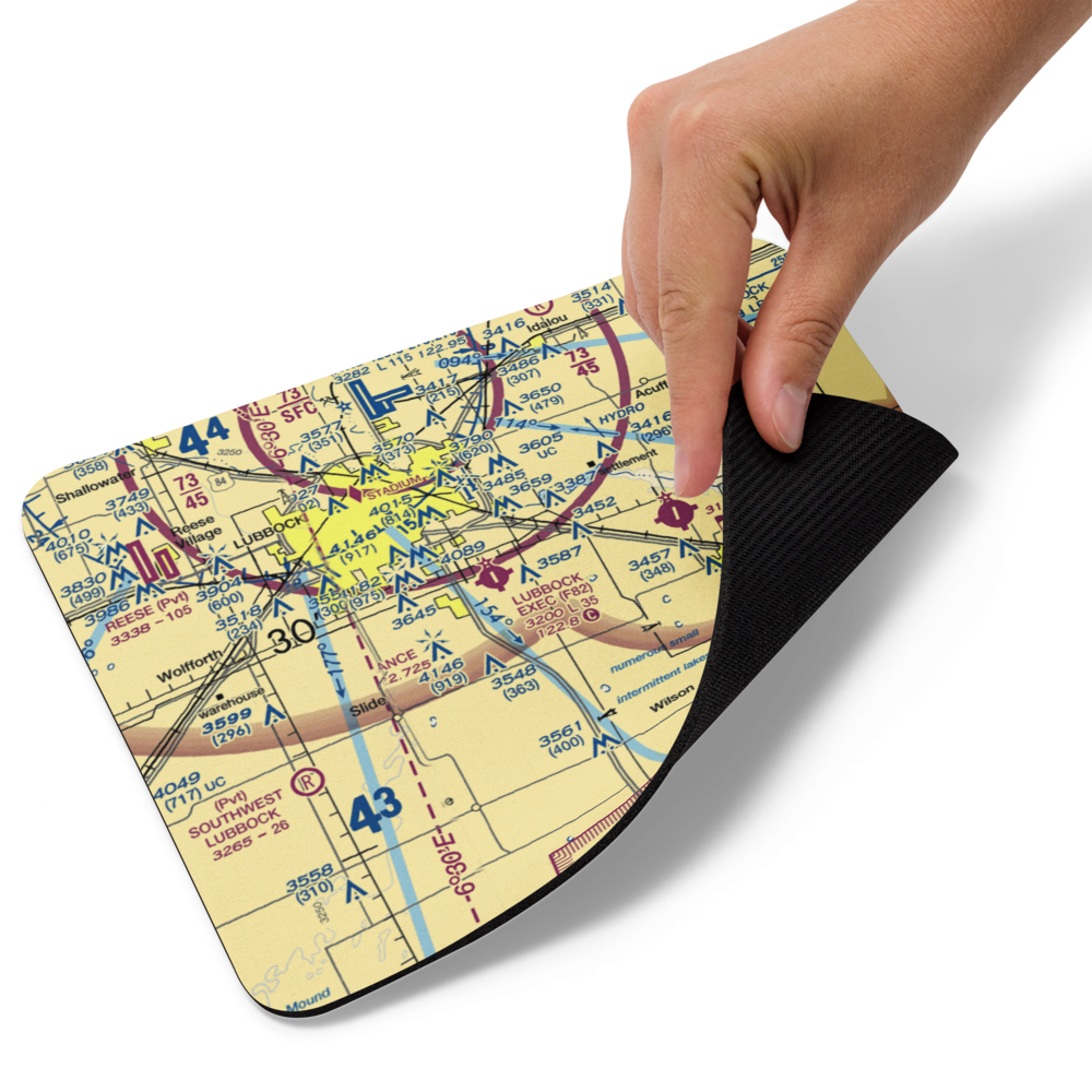 Bartos Farm Airport (47XS) VFR Sectional Mouse Pad 