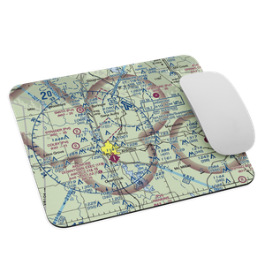 Bass Aero Airport (OK17) VFR Sectional Mouse Pad