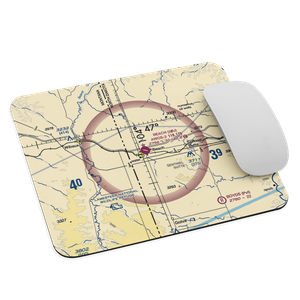Beach Airport (20U) VFR Sectional Mouse Pad