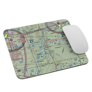 Beaumont Hotel Airport (07S) VFR Sectional Mouse Pad