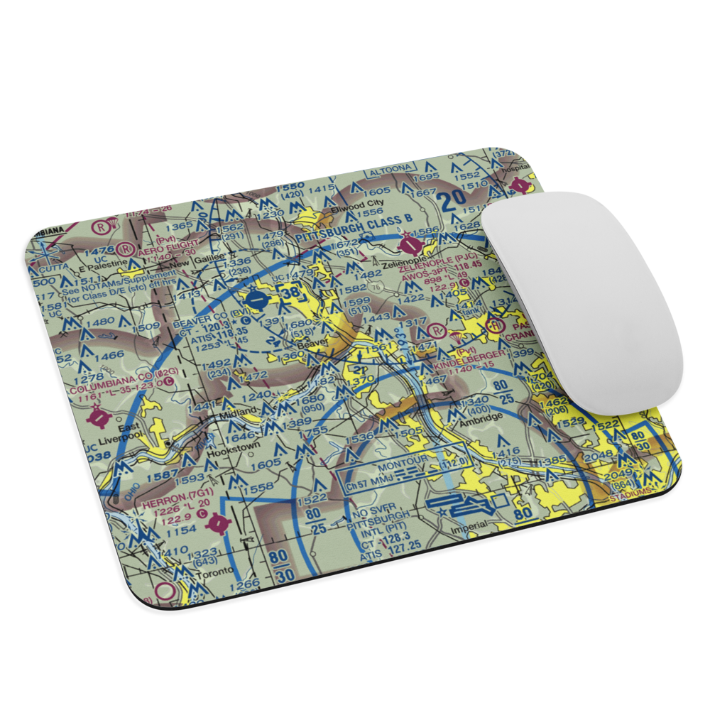 Beaver Seaplane Base (75PN) VFR Sectional Mouse Pad 