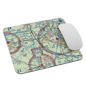 Beckley Farms Airport (1GE4) VFR Sectional Mouse Pad
