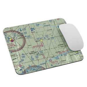 Bedford Municipal Airport (Y46) VFR Sectional Mouse Pad