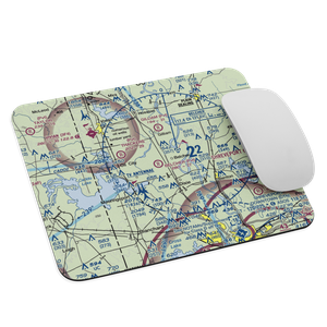 Belcher Airpatch Airport (0LA3) VFR Sectional Mouse Pad