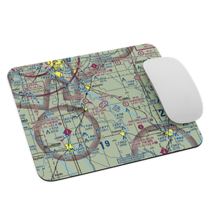 Belle Plaine Farms Airport (SN10) VFR Sectional Mouse Pad