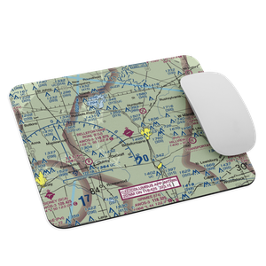Bellefontaine Regional Airport (EDJ) VFR Sectional Mouse Pad