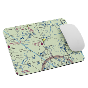 Belzoni Municipal Airport (1M2) VFR Sectional Mouse Pad