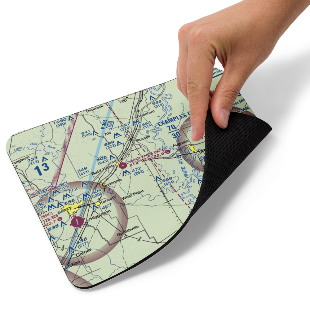 Bennetts Field (BENNETT) VFR Sectional Mouse Pad 