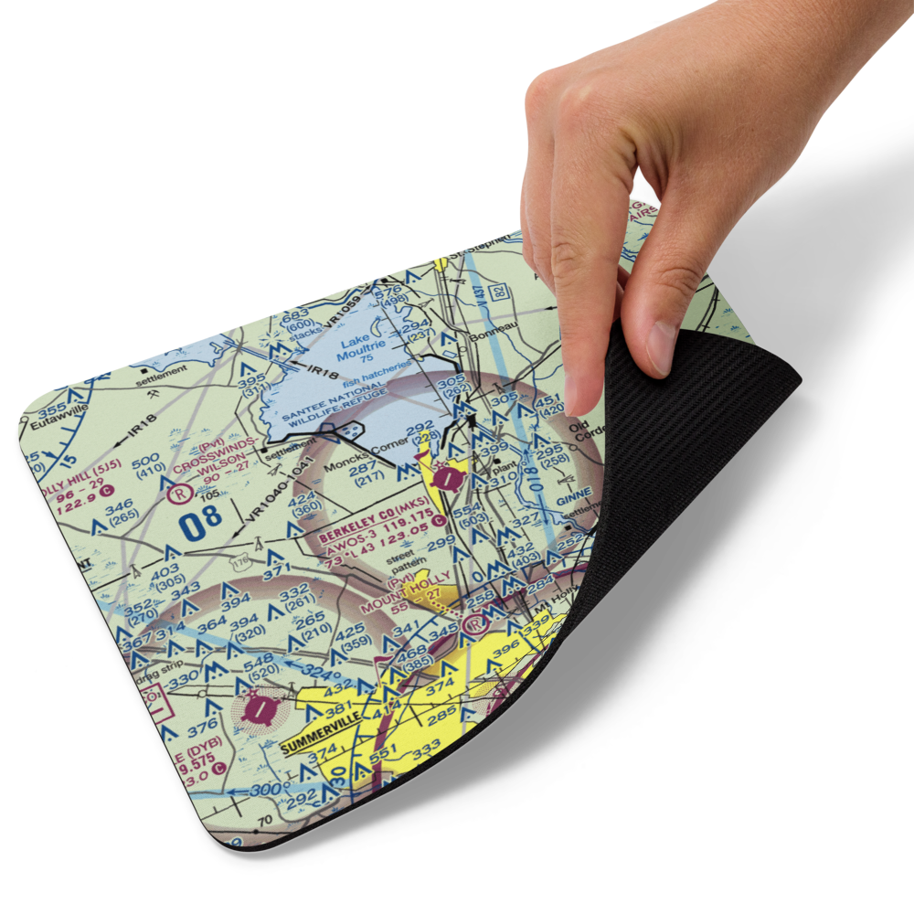Berkeley County Airport (MKS) VFR Sectional Mouse Pad 