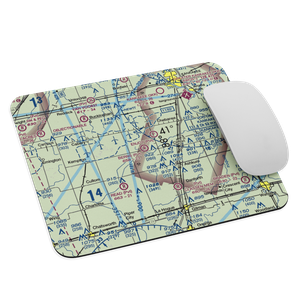 Berns Airport (IL81) VFR Sectional Mouse Pad