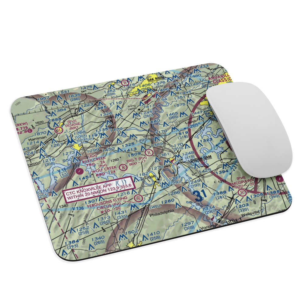 Big T Airport (80TN) VFR Sectional Mouse Pad 