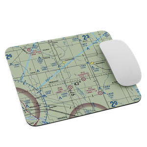 Bixler Ridge Airport (2SD8) VFR Sectional Mouse Pad