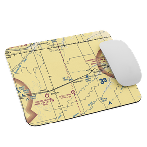 Black Airport (5KS9) VFR Sectional Mouse Pad