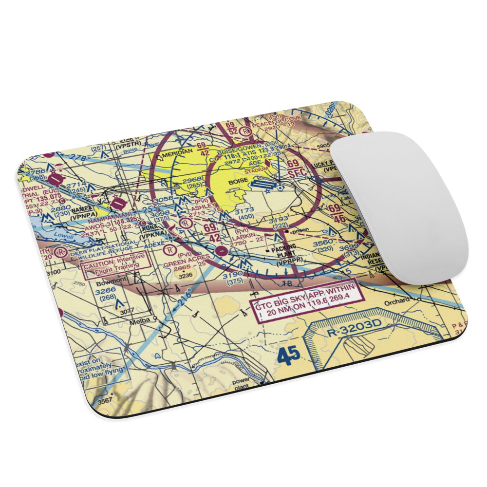 Black'S Airfield (41ID) VFR Sectional Mouse Pad 